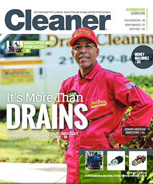 Cleaner magazine cover